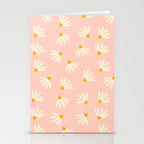 Oh! Daisy - Salmon  Stationery Card Gallery Image 2