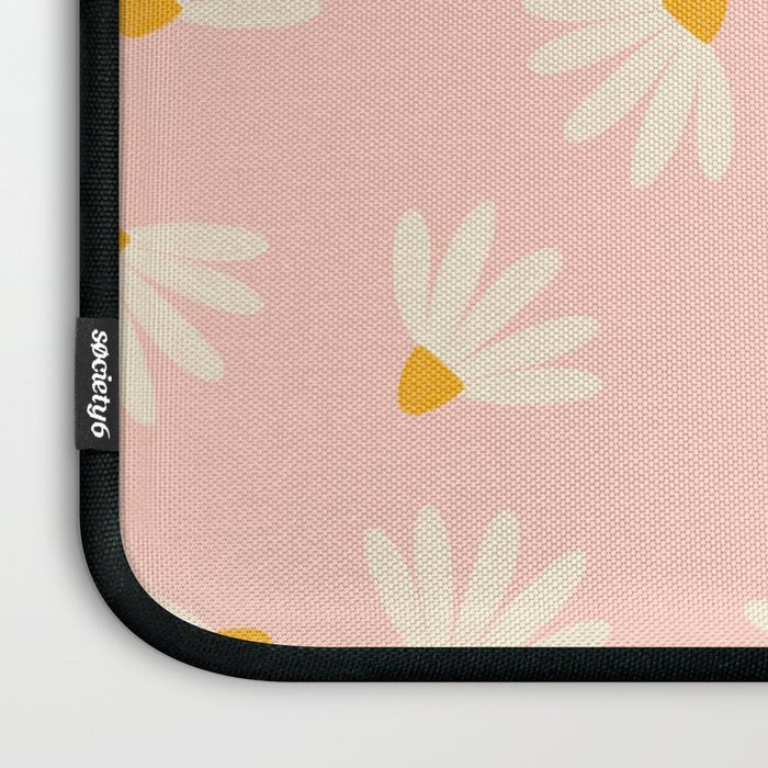 Oh! Daisy - Salmon  Laptop Sleeve Gallery Image 3