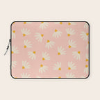 Oh! Daisy - Salmon  Laptop Sleeve Gallery Image 1