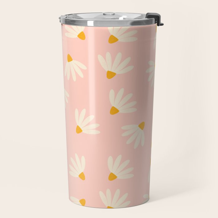 Oh! Daisy - Salmon  Travel Mug Gallery Image 2