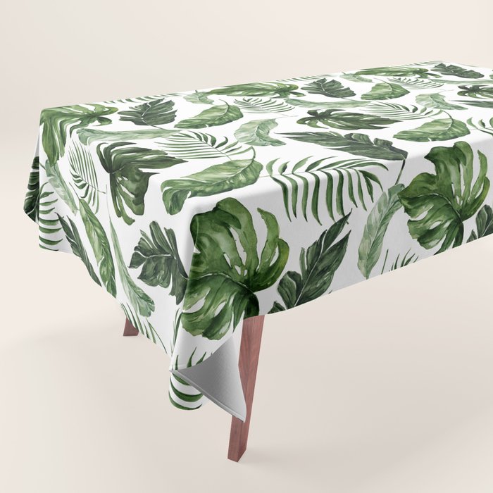 Tropical Leaf Tablecloth Gallery Image 1