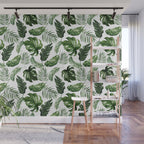 Tropical Leaf Wall Mural Gallery Image 1