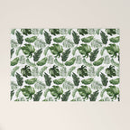 Tropical Leaf Welcome Mat Gallery Image 1