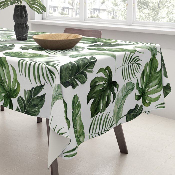 Tropical Leaf Tablecloth Gallery Image 3