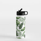 Tropical Leaf Water Bottle Gallery Image 1