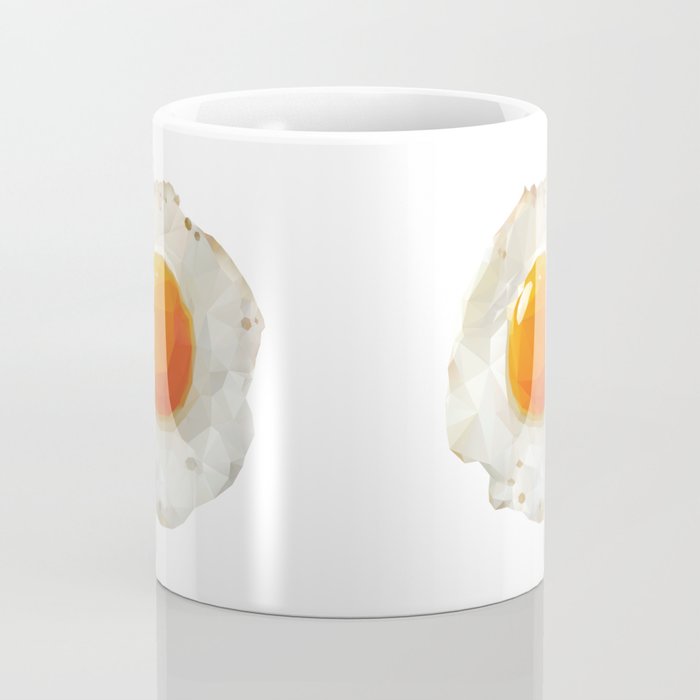 Fried Egg Polygon Art Coffee Mug Gallery Image 4