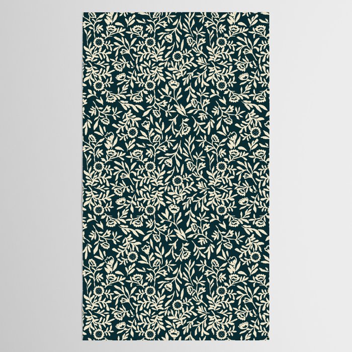 Bold Folk floral pattern Tablecloth Gallery Image 2