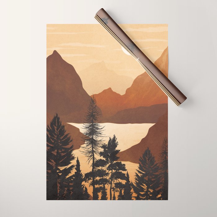 River Canyon Wrapping Paper Gallery Image 1