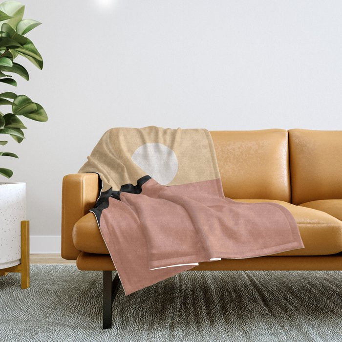 Simplistic Landscape XI Throw Blanket Gallery Image 1