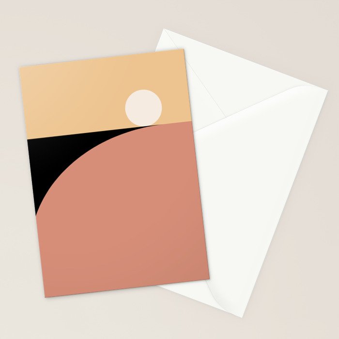 Simplistic Landscape XI Stationery Card Gallery Image 2