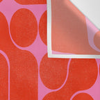 Abstract mid-century shapes no 6 Wall Tapestry Gallery Image 3