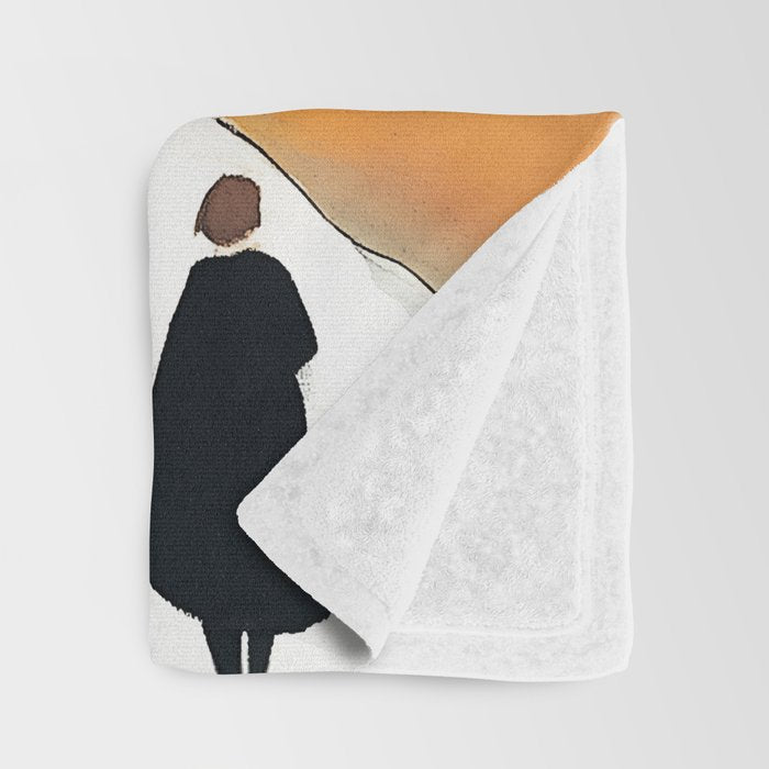 Parisian Christmas Street Scene Throw Blanket Gallery Image 3