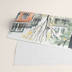 Parisian Christmas Street Scene Wrapping Paper Gallery Image 2