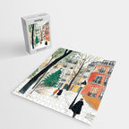 Parisian Christmas Street Scene Jigsaw Puzzle Gallery Image 2