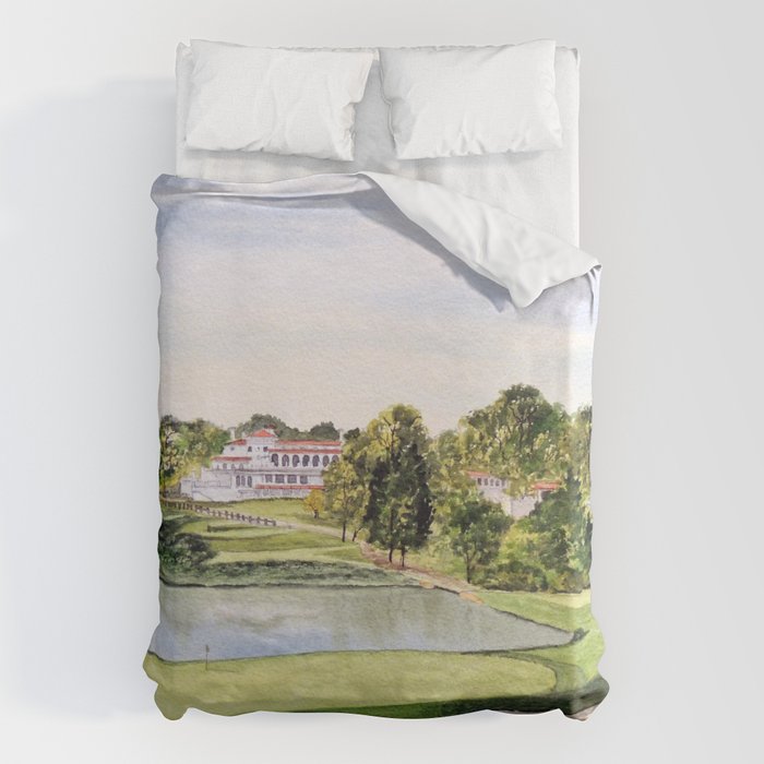 Congressional Golf Course 10th Hole Duvet Cover Gallery Image 6