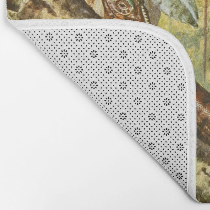 Lizards from "Brehms Tierleben," 1860s Bath Mat Gallery Image 2