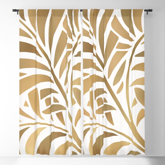 Art Deco Gold Leaf  Window Curtain Gallery Image 5