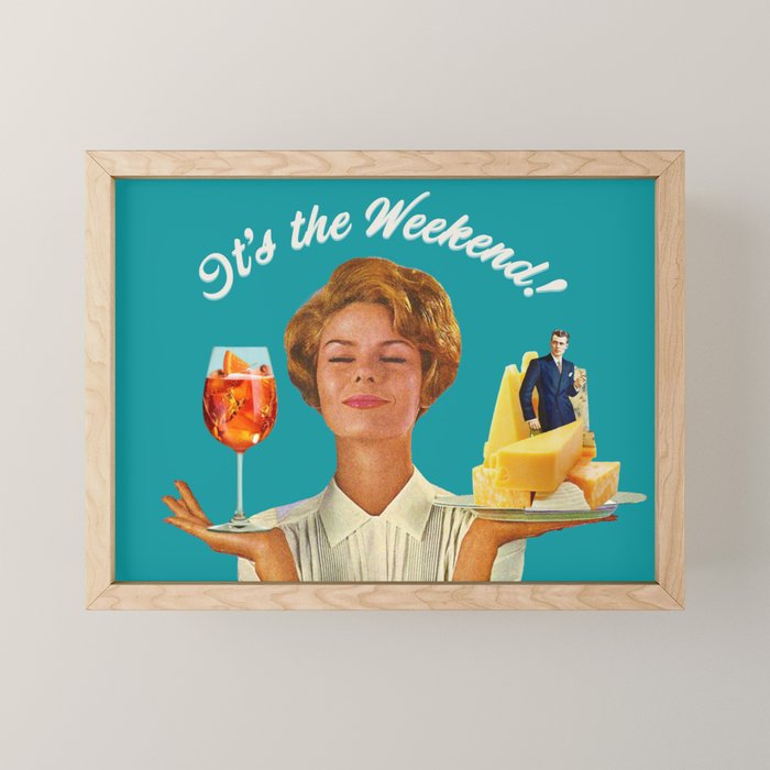 Weekend Plans Mini Art Print Gallery Image 1