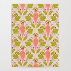 Peach And Pink Woodpecker Poster Gallery Image 4