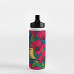 Bee eaters and poppies  Water Bottle Gallery Image 2