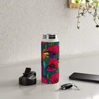 Bee eaters and poppies  Water Bottle Gallery Image 4