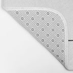 Minimal Cat on a Line Bath Mat Gallery Image 2