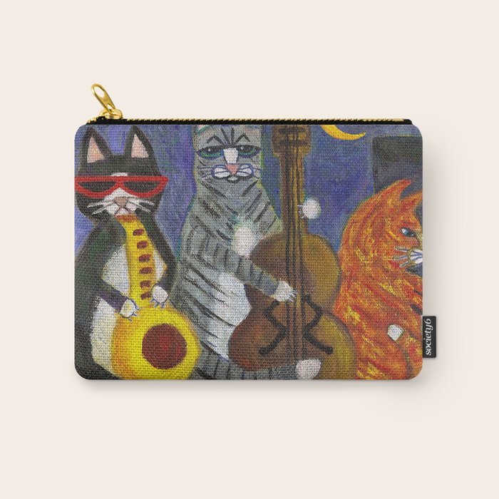 Jazz Cats Carry All Pouch Gallery Image 1