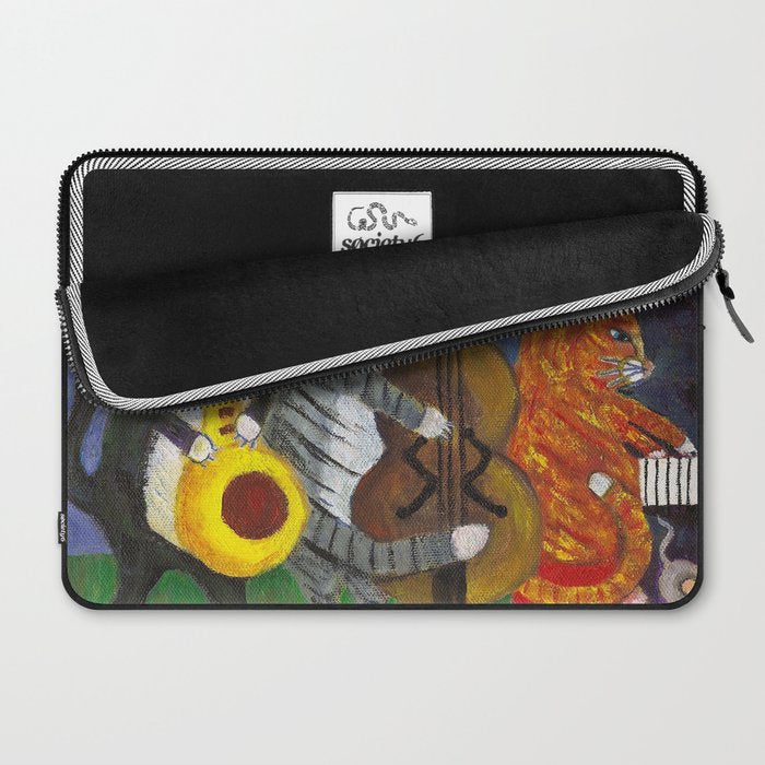 Jazz Cats Laptop Sleeve Gallery Image 2