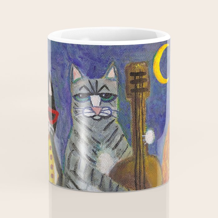 Jazz Cats Coffee Mug Gallery Image 4