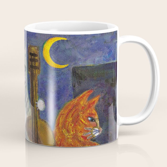 Jazz Cats Coffee Mug Gallery Image 1