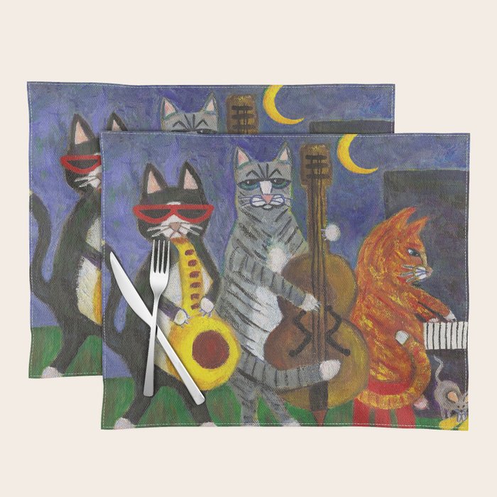 Jazz Cats Placemat Gallery Image 1