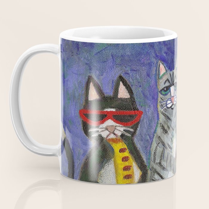 Jazz Cats Coffee Mug Gallery Image 3