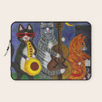 Jazz Cats Laptop Sleeve Gallery Image 1