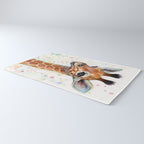 Giraffe Baby Watercolor Rug Gallery Image 3