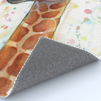 Giraffe Baby Watercolor Rug Gallery Image 4