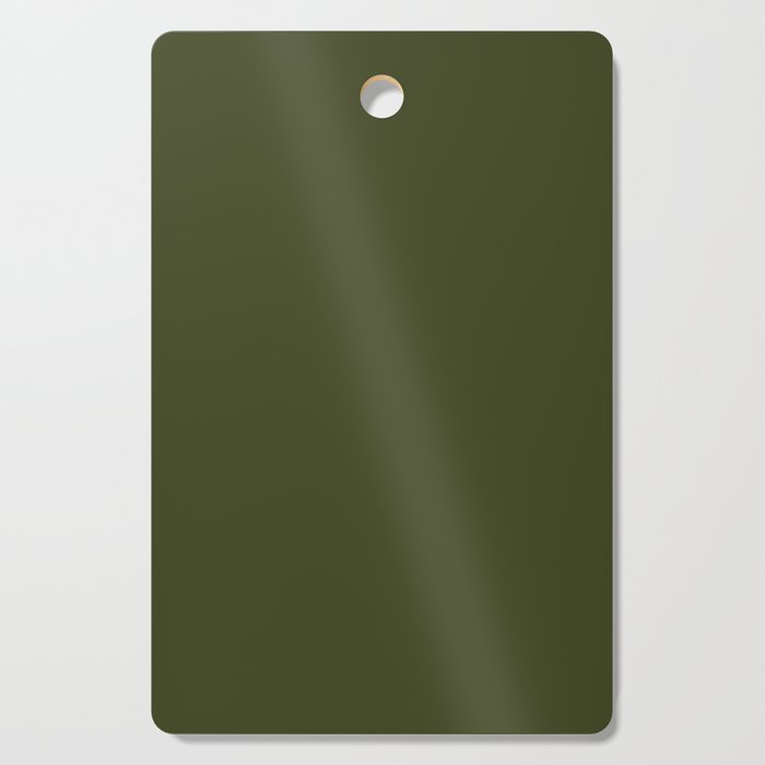Solid Olive Green Cutting Board Gallery Image 1