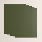 Solid Olive Green Wrapping Paper Gallery Image 3