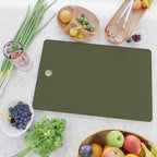 Solid Olive Green Cutting Board Gallery Image 2