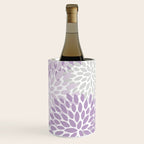 Floral Bloom, Purple and Gray Wine Chiller Gallery Image 1