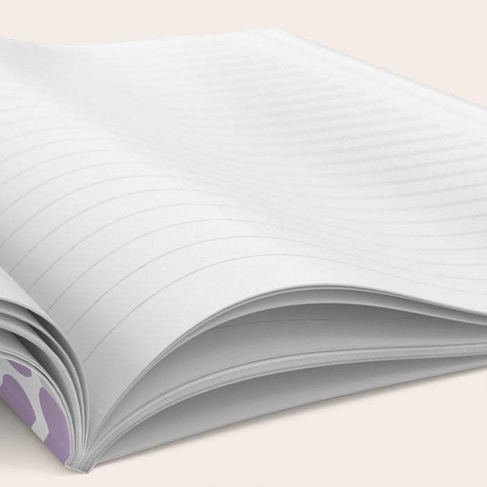 Floral Bloom, Purple and Gray Notebook Gallery Image 2