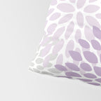 Floral Bloom, Purple and Gray Pillow Sham Gallery Image 4