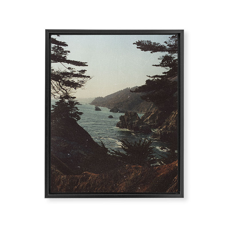 Road Trip USA - big sur Framed Canvas Print Gallery Image 8