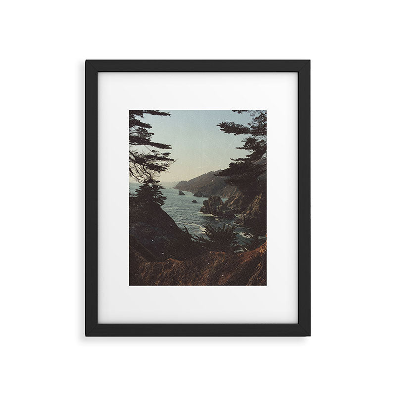 Road Trip USA - big sur Framed Art Print Gallery Image 6