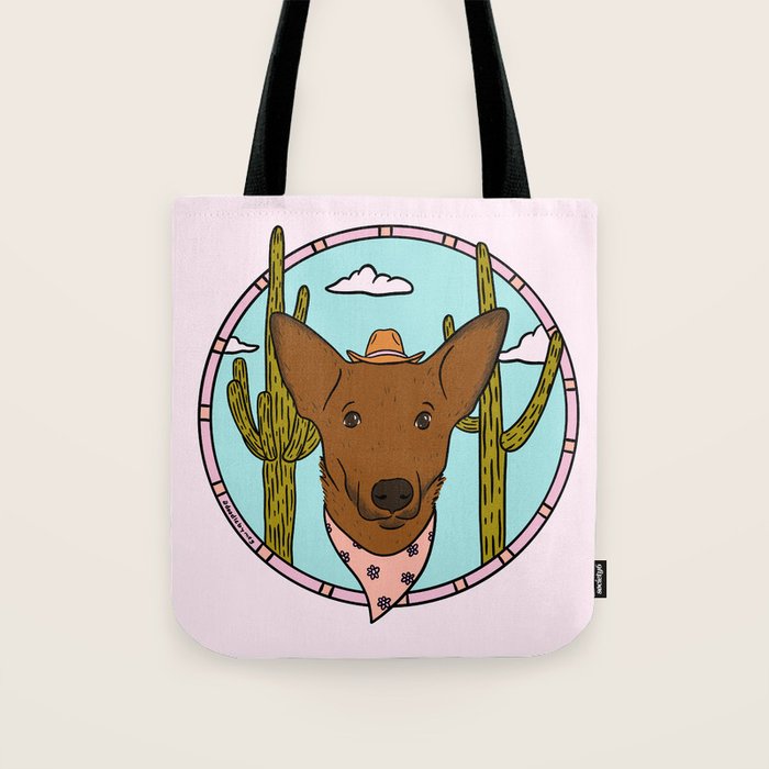 Cowboy Dog- Shepherd Tote Bag Gallery Image 1
