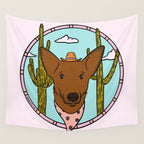 Cowboy Dog- Shepherd Wall Tapestry Gallery Image 4