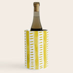 Watercolor lines - yellow Wine Chiller Gallery Image 3