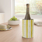 Watercolor lines - yellow Wine Chiller Gallery Image 4
