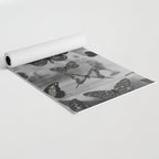 BLACK AND WHITE BUTTERFLIES | photo | sparkle and shine | wings | aesthetic | monochrome | fly  Yoga Mat Gallery Image 2