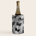 BLACK AND WHITE BUTTERFLIES | photo | sparkle and shine | wings | aesthetic | monochrome | fly  Wine Chiller Gallery Image 3