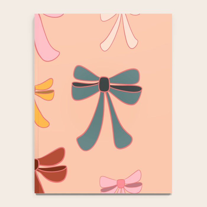 Colorful Ribbon Bows Patterns  Notebook Gallery Image 4